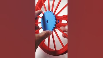 The design of bike wheels is genius.