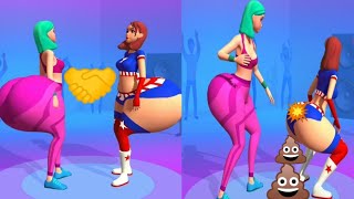 Booty Slapping Gaming video🤪🤪🤭🤭🙈🙈Twerk race 3D game play screenshot 1