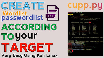 How To Create Wordlist, Password List According To Your Target BY: [Cyber Chip]