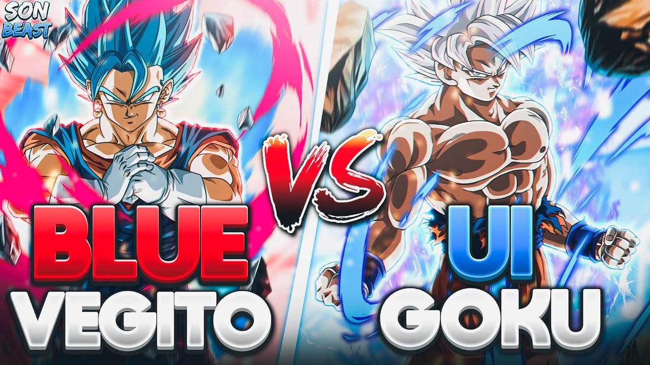 Blue Vegito VS UI Goku #dblegends