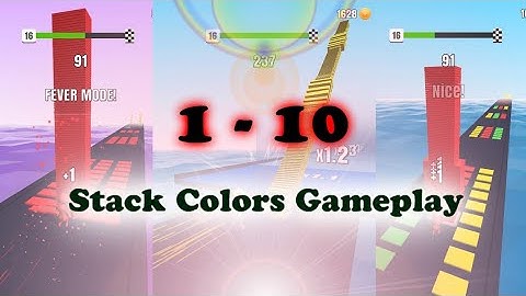 Stack colors level 1 - 10