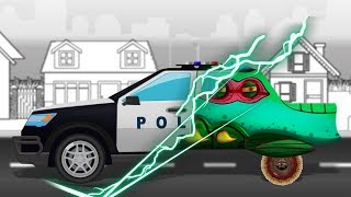 Good and Evil | Police Pickup Truck | Police Vehicle | Truck Cartoon
