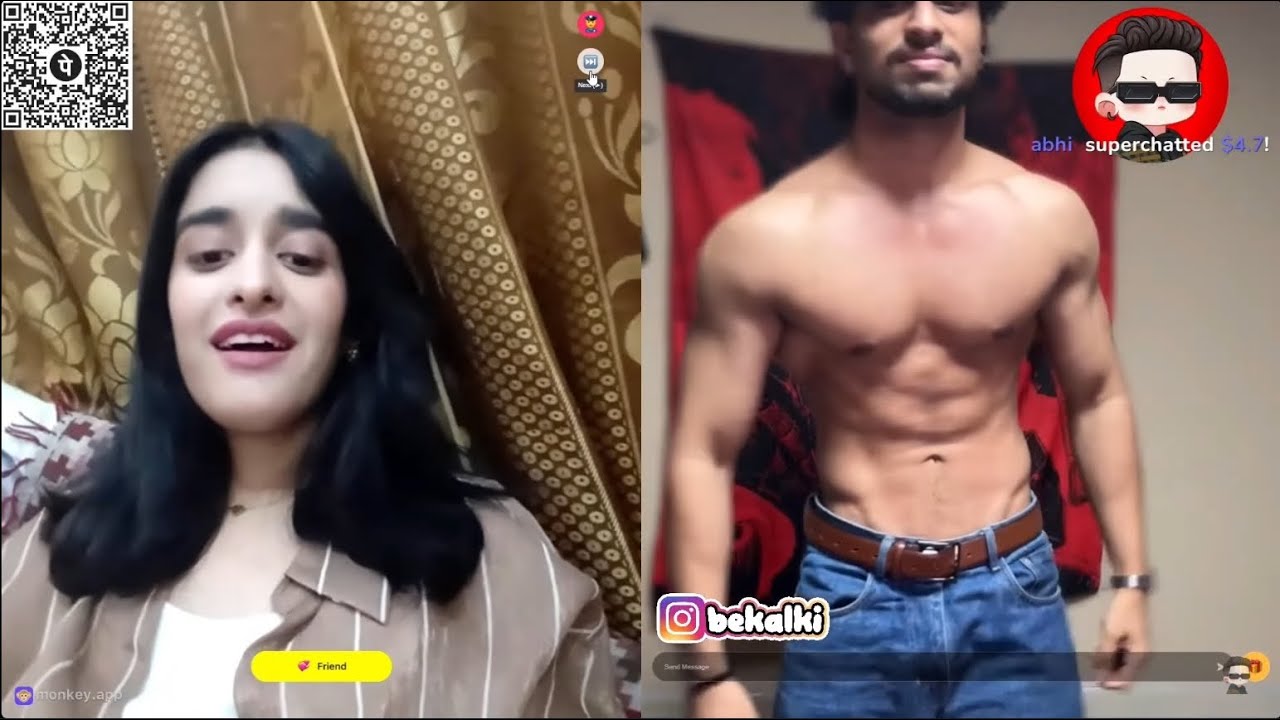 Met The Most Beautiful Girl On Omegle | Gym Guy Flexing On Omegle |