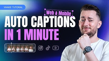 How To Add Your Captions in seconds｜Vmake Auto Caption Tutorial