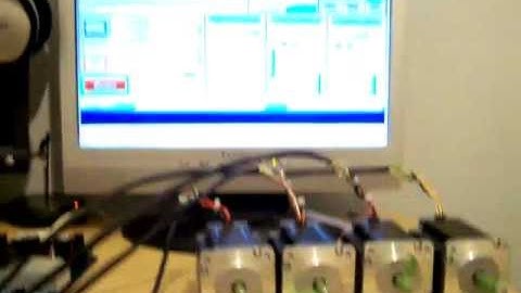 CNC Stepper Motor Setup 4 Axis TB6560 With Nema 23s