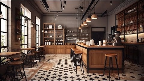 How to Design Coffee Shop | 3D Modeling Tutorial in Sketchup