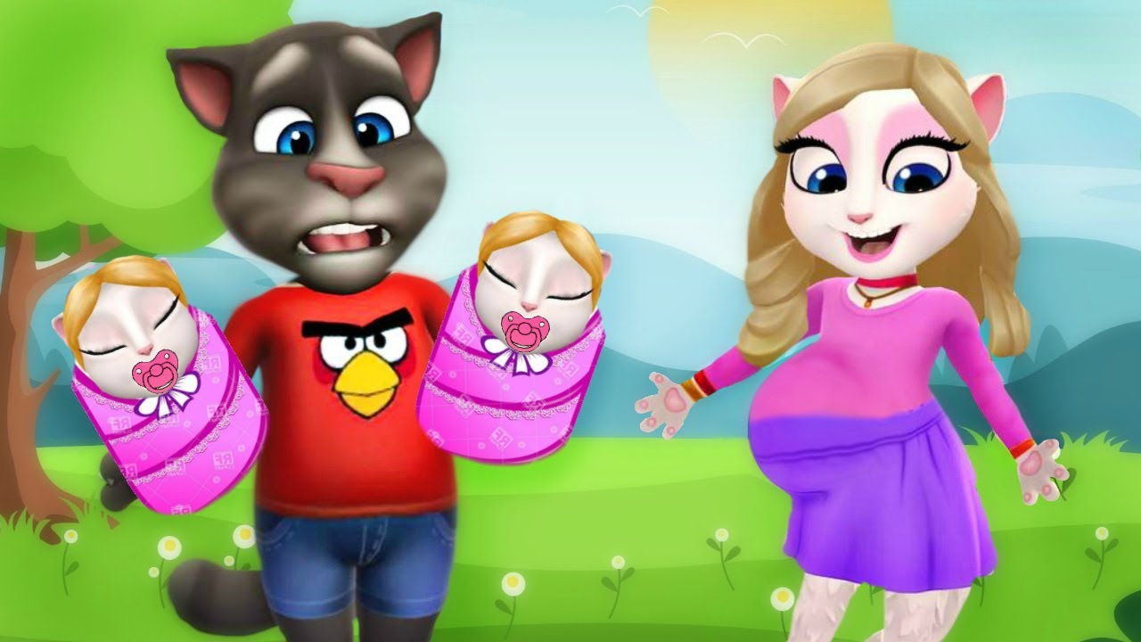 My Talking Angela 2 is PREGNANT With TWINS My Tom 2