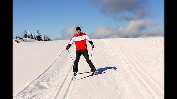 How to slow down on cross country skis