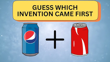Guess which invention came first