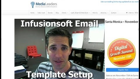 "Infusionsoft Email Template Setup & Links" by @JoshOchs of @MediaLeaders