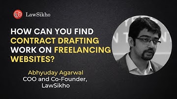 How can you find commercial contract drafting work on freelancing websites? | Abhyuday Agarwal