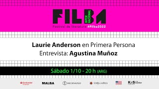 Laurie Anderson en primera persona. Entrevista: Agustina Muñoz.