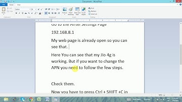 Jio APN Settings In The Airtel 4G Unlocked Hotspot  by MOBURBAN