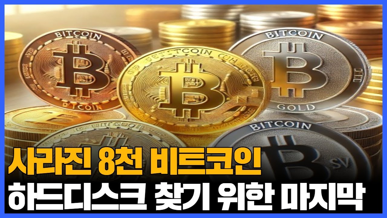 사라진 8천 비트코인 하드디스크 찾기 위한 마지막 도전