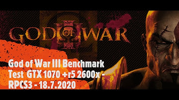 God of War III Benchmark Test  GTX 1070 + r5 2600x - RPCS3 - 18.7.2020