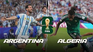 Argentina 3-0 Algeria Highlights: Messi Makes History 