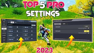 Top 5 Pro Settings in call of duty mobile | br settings cod mobile 2023 | br sensitivity codm 2023