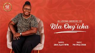 Late Rita Ong'icha Funeral Service- Friday service - Body Collection