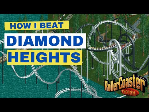 HOW TO BEAT | Diamond Heights | Rollercoaster Tycoon Classic Scenario Guide