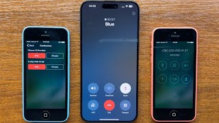 iPhone 15 Pro Max vs 2 iPhones 5C: Outgoing Calls Competition, Incoming Calls + 2 Conference Calls