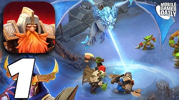 ARCANE SHOWDOWN - Online Real Time Strategy Game - Gameplay Part 1 (iOS Android)