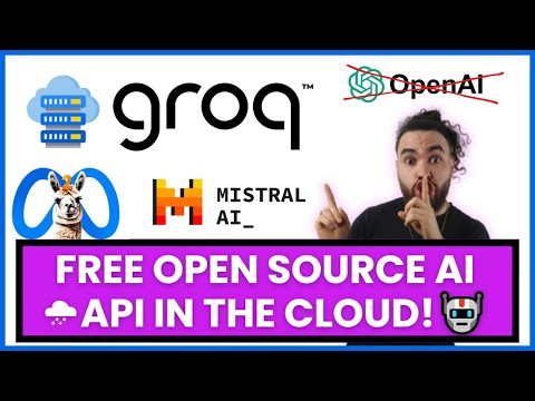 FREE: Open Source AI LLM API Cloud-Hosted 🌨🤖 Groq AI API - Mistral