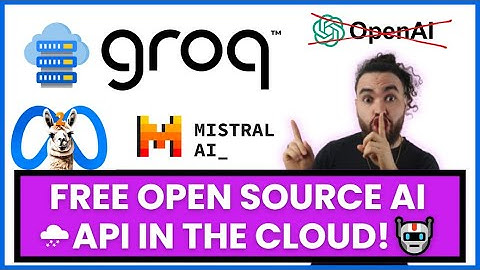 FREE: Open Source AI LLM API Cloud-Hosted 🌨🤖 Groq AI API - Mistral & LLaMa AI LLM