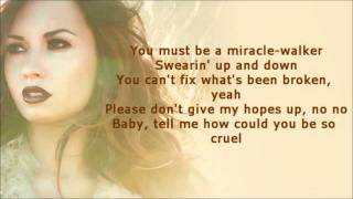 FIX A HEART - DEMI LOVATO (lyrics on screen)