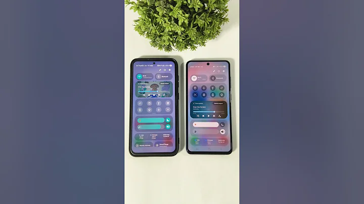 One UI 8 or One UI 7 Control Center ? #oneui8 #oneui7 #oneui8update #oneui7update #samsung