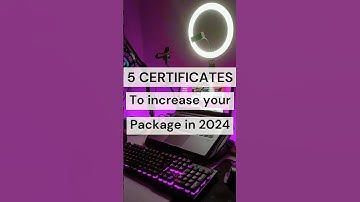 Top 5 Certificate To increase Package in 2024 😍 #certificate #googlecloud #coder #codinglove