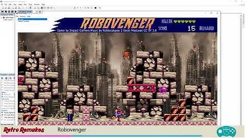 RetroRemakes - Robovenger - Clickteam Fusion 2.5