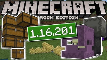 MCPE 1.16.201 RELEASED FIXED SHULKERS BOXES! Minecraft Pocket Edition Bug Fixes & Changes