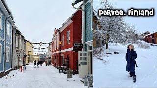 Walking Tour in Porvoo | Winter in Finland