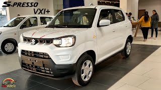 Maruti S Presso VXI+ Top Most Varaint Detailed Review 🔥🔥 Everything Covered 👍👍