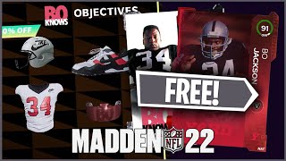 How To Get 91 OVR Bo Jackson for FREE! How To Equip The Bo Knows Shoes In Madden 22