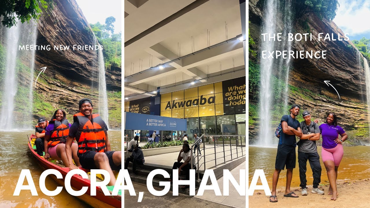 Ghana Vlog🇬🇭: Boti Falls Adventure + Making New Friends. 