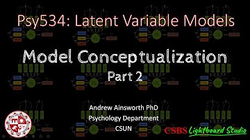Psy534: Lecture #4 - Model Conceptualization 2