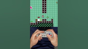 SHELL JUMP SWITCH PALACE - Short and Sweet Kaizo Mario Level #shorts