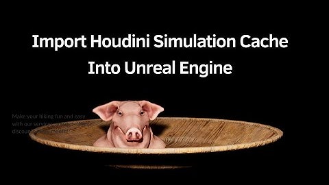 How To Import Houdini Simulation Into Unreal Game Engine In Alembic Format #unrealengine