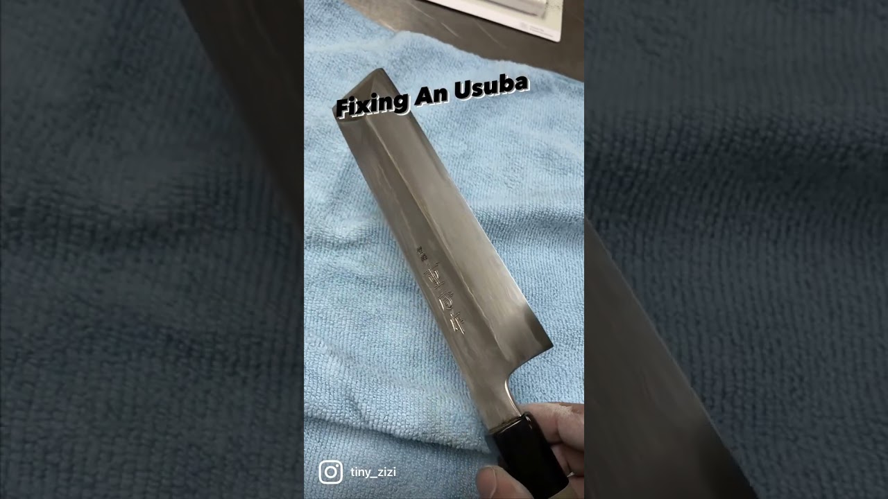 Fixing a Shigefusa Kitaeji Usuba.