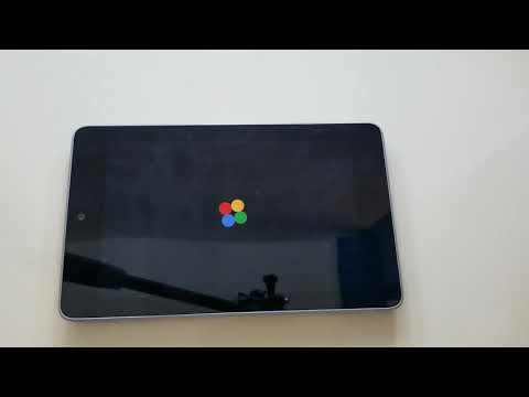 Video: ¿Cómo se restablece un Nexus 7 congelado?