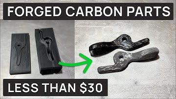 My First Forged Carbon Fiber Part - 3D Printed Mold