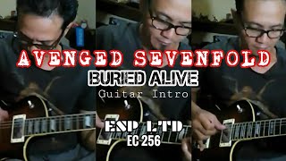 AVENGED SEVENFOLD (AV7) - BURIED ALIVE (Guitar Intro) | Demo ESP LTD EC 256 Clean Sound