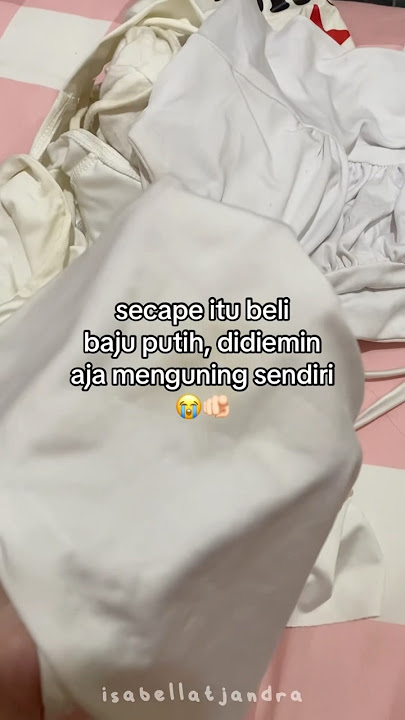 HOW TO CLEAN WHITE CLOTHES THAT TURN YELLOW / MOLDY USING STAIN REMOVER ☺️🥰