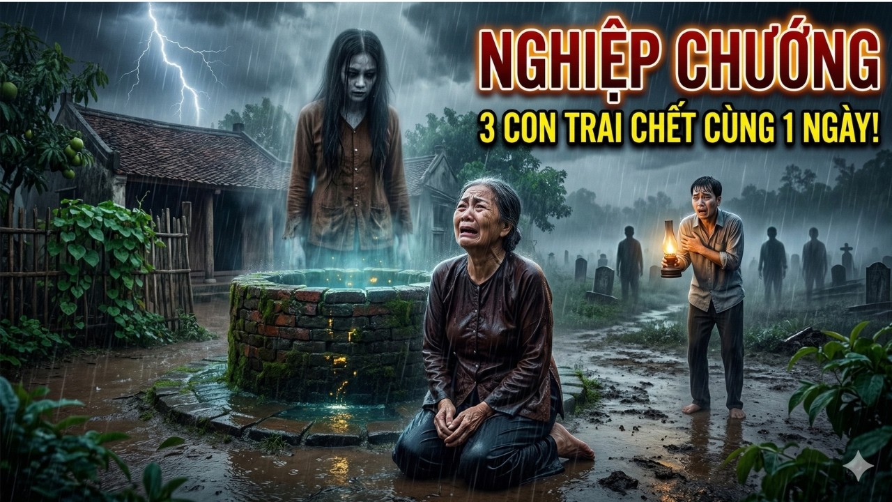 TRUYỆN MA CÓ THẬT: Lời Nguyền Giếng Thiêng Khiến 3 Con Trai Trong Nhà Lần Lượt Bỏ Mạng
