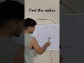 Find the radius #maths #mathematics #circle #jee #geometry #study #students