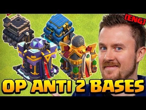 TOP ANTI 2 Star Bases with Links for 2024 June (Clash of Clans)