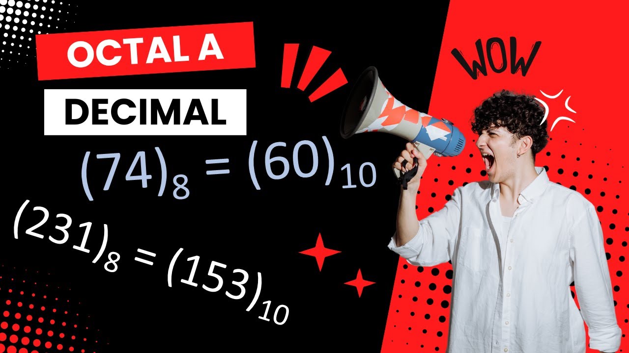 [PASO A PASO] Cómo CONVERTIR números de OCTAL a DECIMAL - YouTube