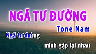 Ngã Tư Đường Karaoke Tone Nam | Huy Hoàng Karaoke