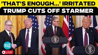 LIVE | ‘That’s Enough!’ Trump Cuts Off UK PM Starmer, Shuts Down Canada Question Mid-Exchange